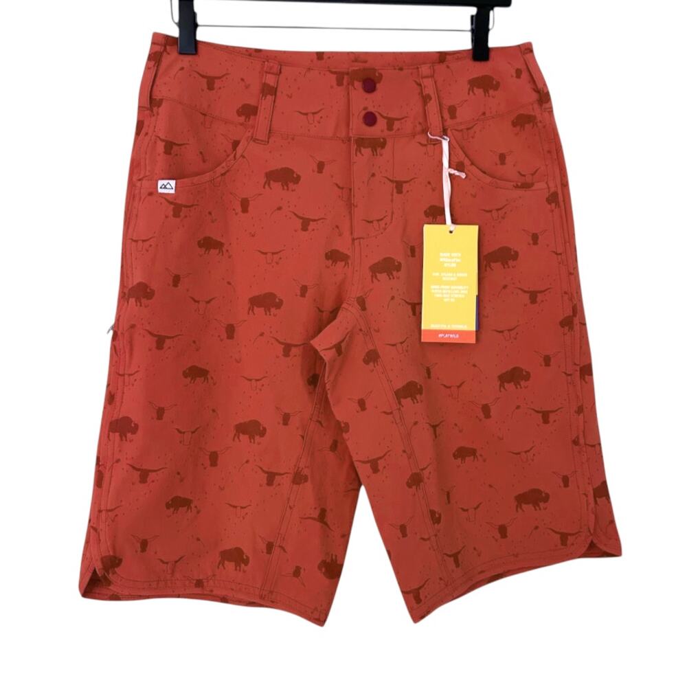 WILD RYE Freel Bike Shorts Biking Hiking Cycling Terracotta 6